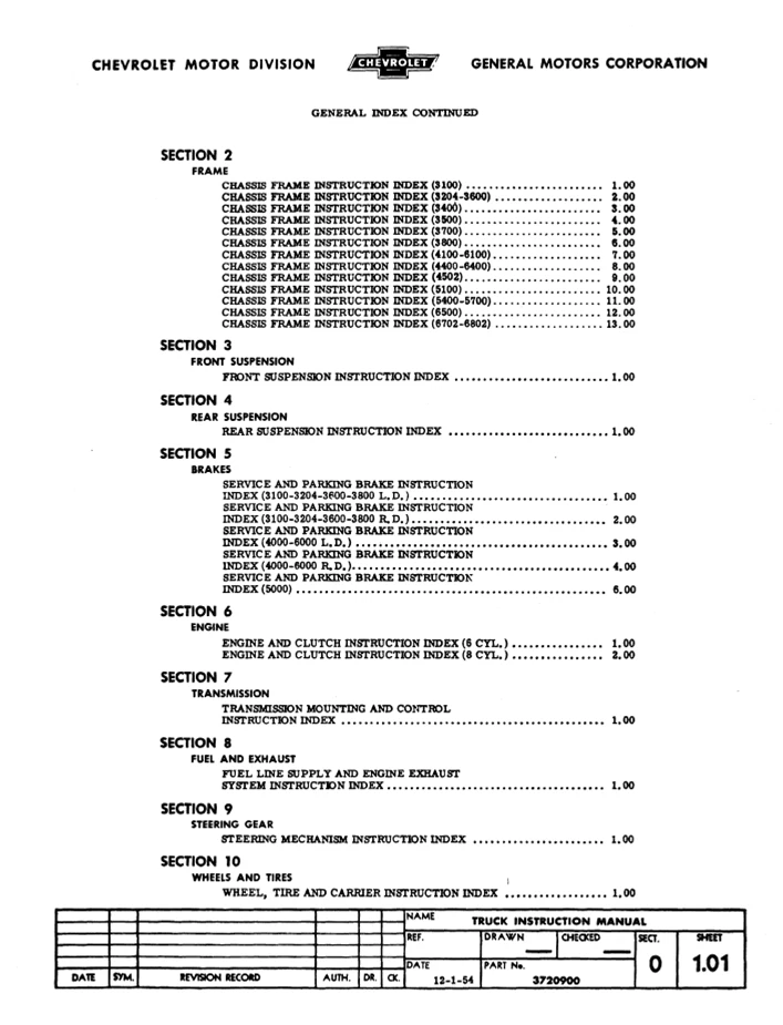 Chevy Truck Assembly Manual CD 1955 1956 1957 1958 1959 Chevrolet Pickup Factory - Image 3 of 4