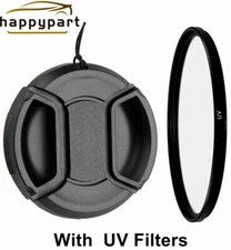 40.5mm Front Lens Cap Cover With 40.5mm UV Filter for All Camera Lens Protection