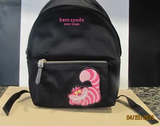Kate Spade Disney Parks Alice In Wonderland Cheshire Cat Backpack New WOT