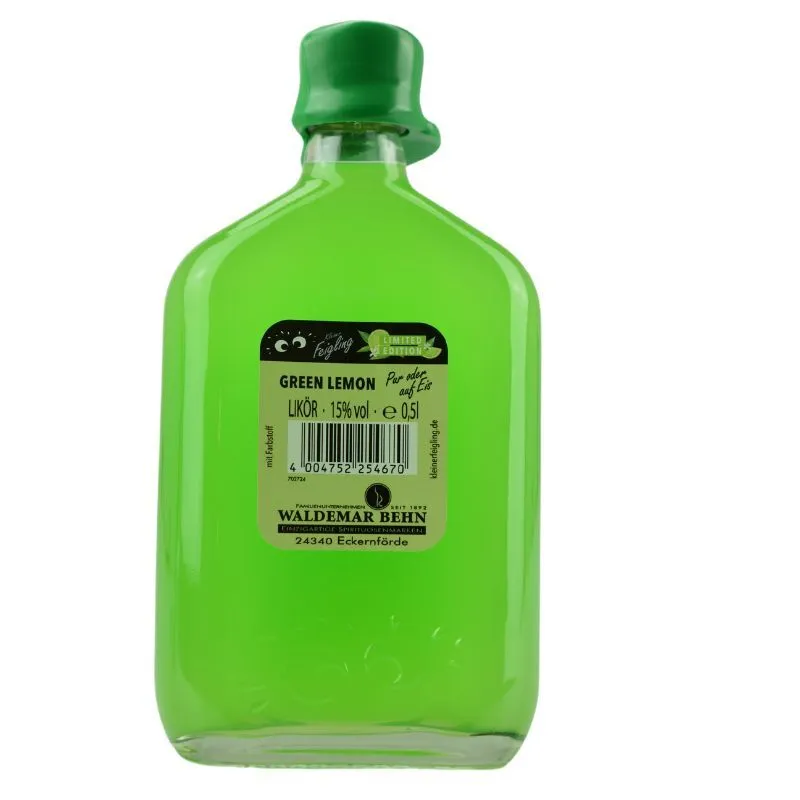Kleiner Feigling Green Lemon Likör Süß 0,5L 15% Vol. | eBay