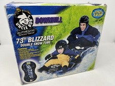 Uncle Bob's Blizzard Double Snowtube Tube Authentic Snow Gear Vintage 2003
