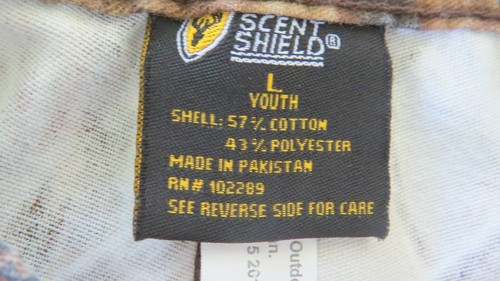 Realtree Camouflage Camo Pants Boys Youth L Scent Shield Hunting Adjustable - Picture 11 of 12