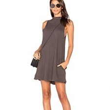 Superdown dark gray mock neck dress size XL