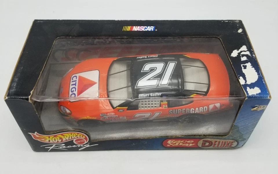 Hot Wheels Race Day Deluxe ELLIOTT SADLER #21 CITGO 1999 1/24 Die Cast NASCAR Foto 4 de 4