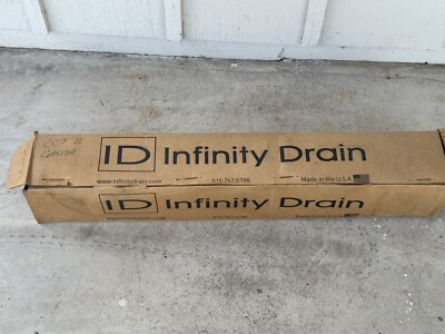 Infinity Drain SDG3848SS 48'' Satin Stainless Steel Shower Channel Trim & Grate
