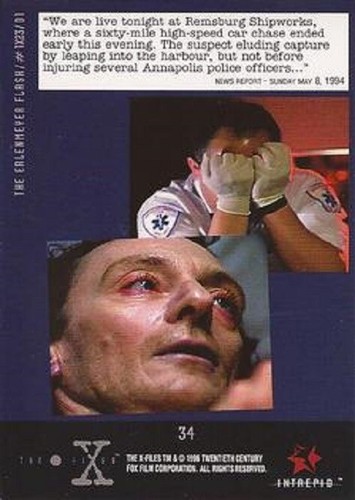 X FILES CONTACT BASE / BASIC CARDS 1 to 90 BY INTREPID OF AUSTRALIA - Picture 80 of 192