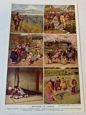1928 print ~ SCENES IN JAPAN