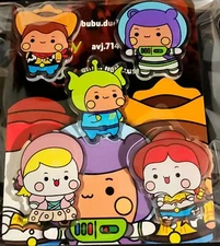 Bubu Dudu Panda Bear Disney A Toy Story Acrylic Pin Set!  