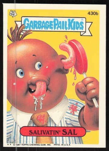 Garbage Pail Kids Series 12 1987 #430b Salvatin' Sal NM