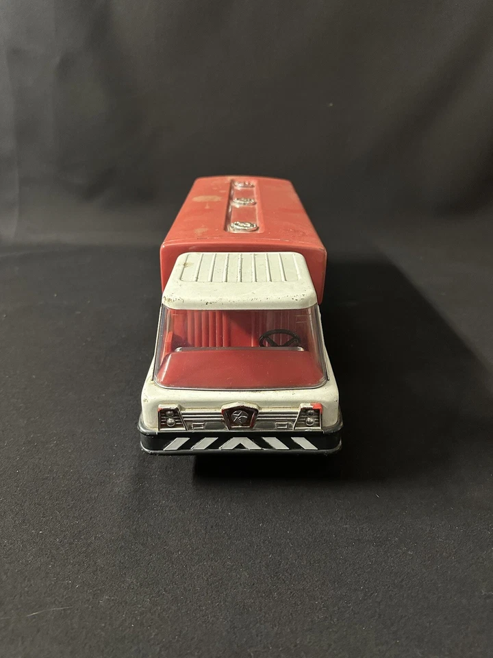 Camión de combustible Texaco años 60 modelo de juguete grande estampado acero Foto 2 de 4