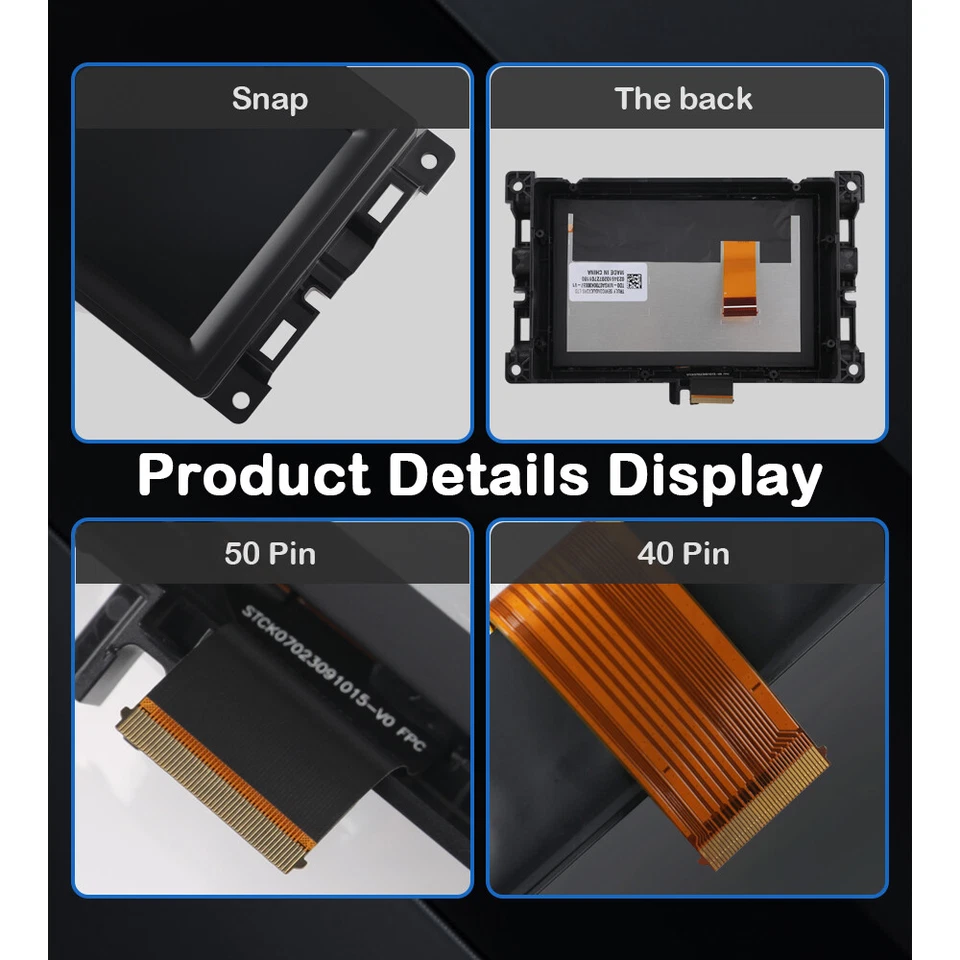 Навигация 7 «ЖК-дисплей сенсорный экран для 2017-2020 Jeep компас автомобиля радио США - Изображение 4 из 4