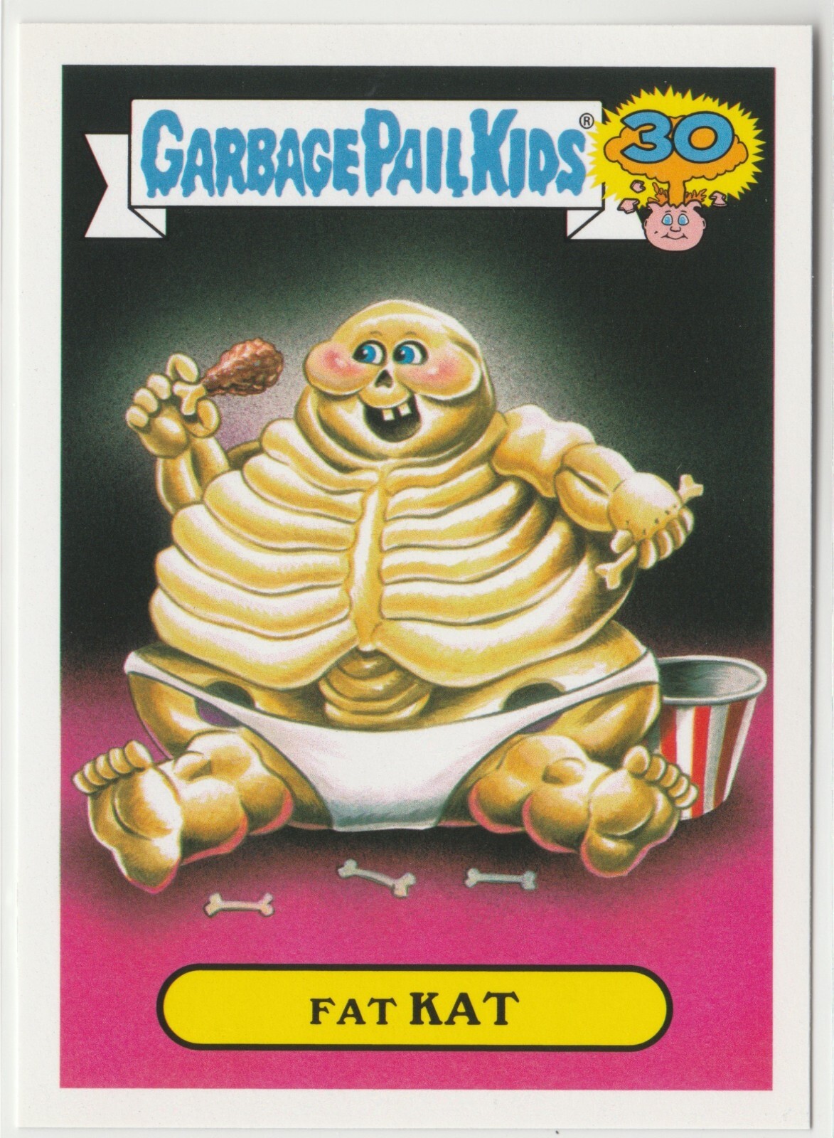 Fat Kat 5b Garbage Pail Kids GPK 2015 30th Anniversary Series Card