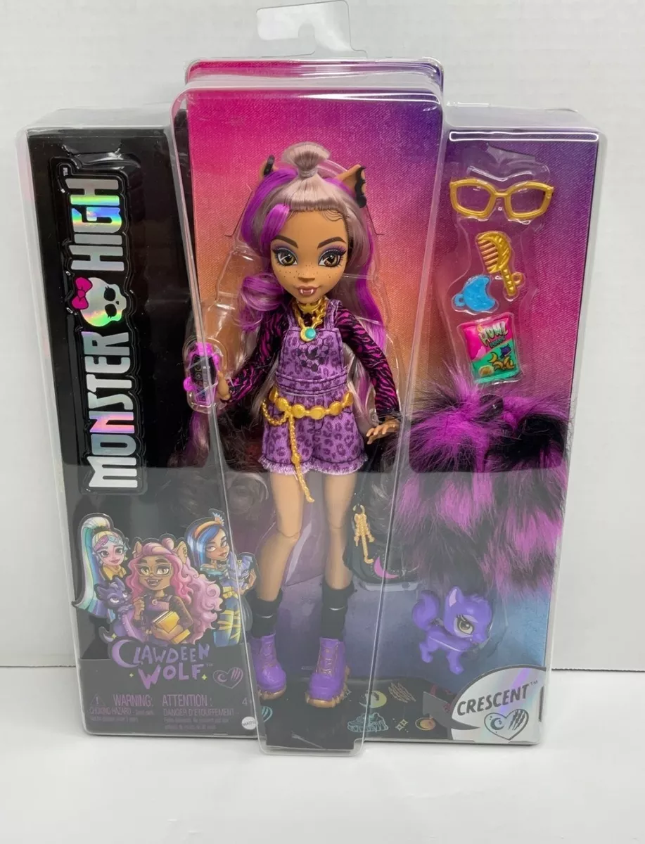 Mattel Monster High Clawdeen Wolf G3 2022 Doll New In Box Ready to