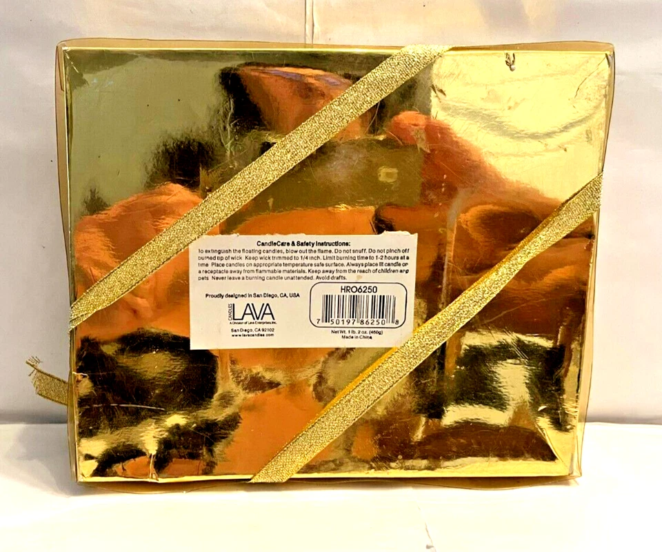 LAVA Brand 8 Heart Shaped Floating Holiday Romance Candles NIB Please Read - Image 2 of 2