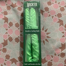 Brand New Wicked For Good Heatless Curling Rods Green Universal City Studios