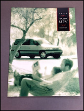 1994 Mazda Mpv Van 20-page Original Sales Brochure Catalog 1994 Mazda Mpv Van 20-page Original Sales Brochure Catalog