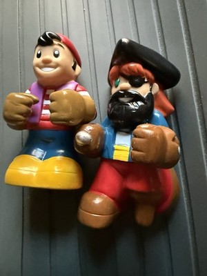 Little Tikes Pirate Figures Lot of 2   Vintage Playset Replacement Toys
