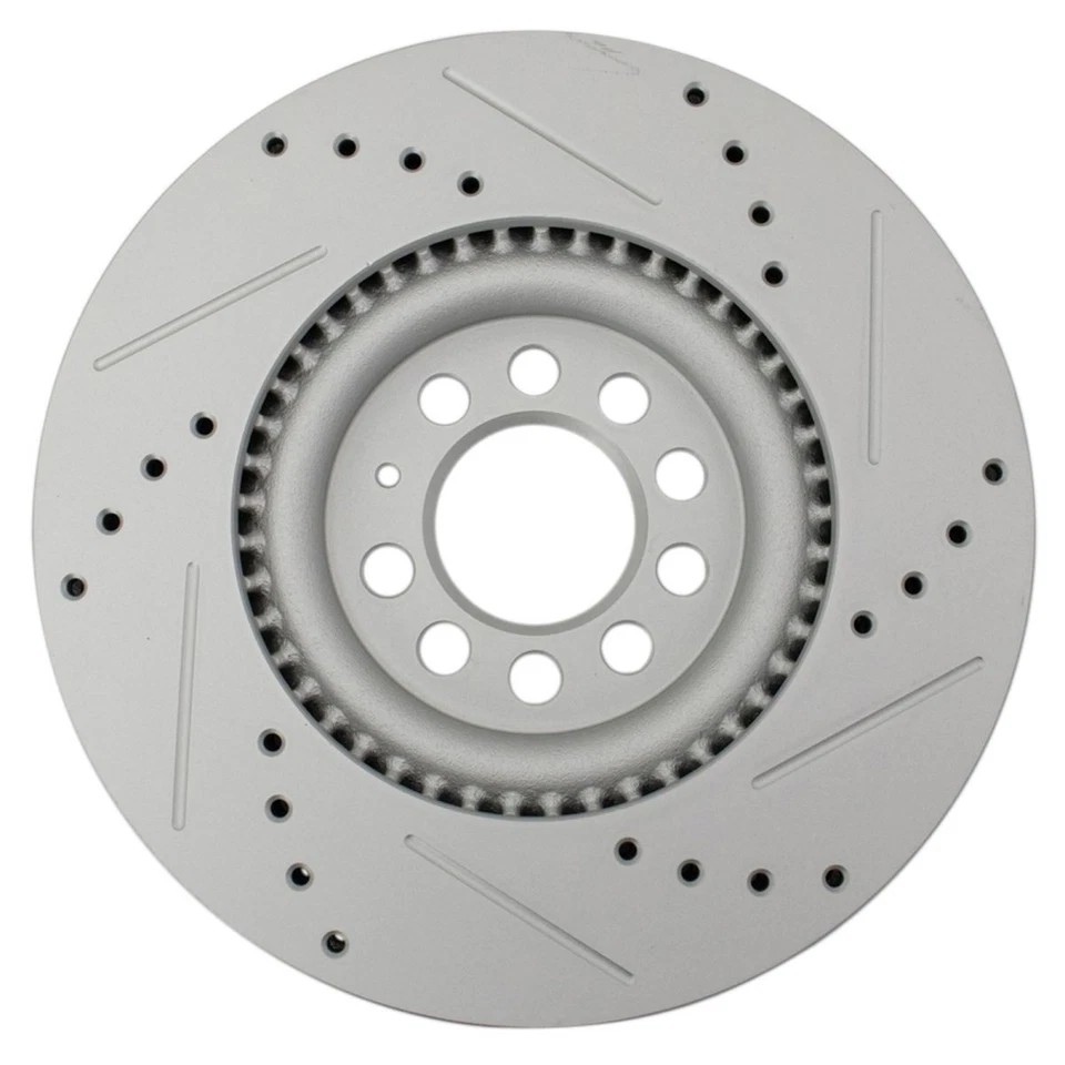 Kit de pastillas delanteras metálicas de rotor de rendimiento de freno para VW VW Golf Audi TT Foto 2 de 4