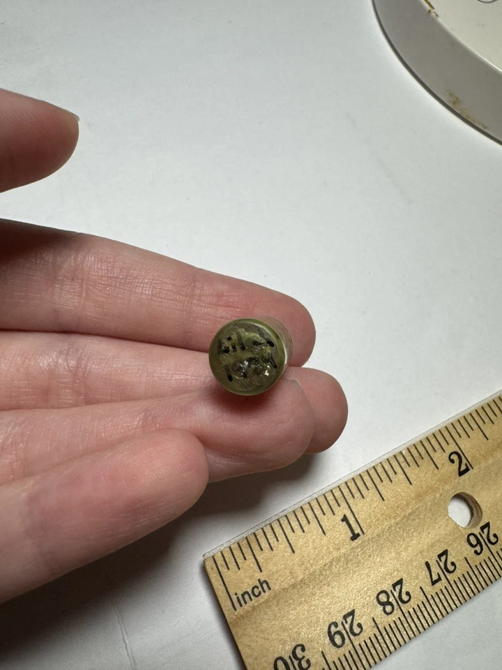 Dollhouse Miniature Artisan Glass Pickle Jar Farmhouse VTG OOAK  - Image 2 of 4