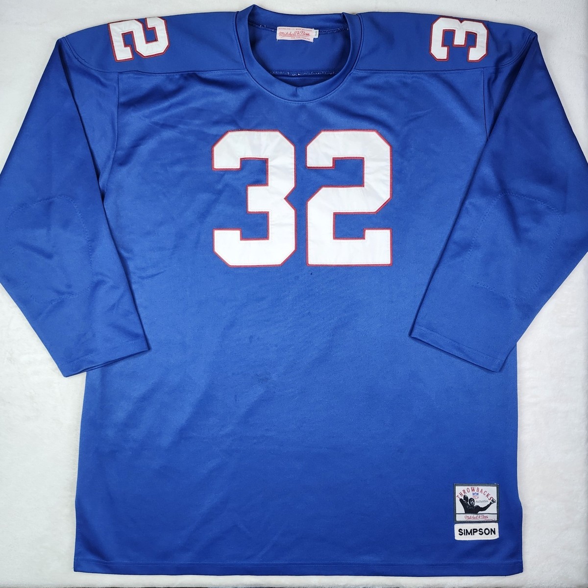 VTG OJ Simpson Buffalo Bills Mitchell Ness #32 Jersey NFL Football