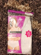 Just My Size Nylon Brief Panties w/tag 100 nylon size 10 White 4 Pack