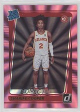 2021-22 Panini Donruss Rated Rookie Holo Pink Laser Sharife Cooper #208 11cz
