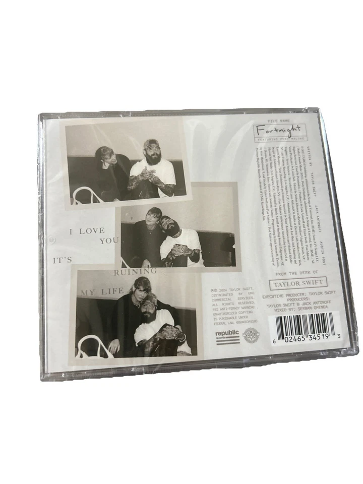 Taylor Swift - Fortnite (ft Post Malone)  CD with Jewel Case Sealed Brand New Foto 2 de 2
