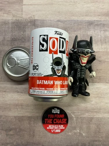 Funko Soda: Batman Who Laughs Metallic Glow Chase LE 1600 pcs -CN J4