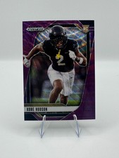 2025 Panini Prizm Draft Picks - Kobe Hudson #136 Purple Wave Prizm (RC)
