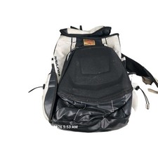 Rawlings Baseball Bag Backpack Black White Pockets Helmet Compartment Adjustable