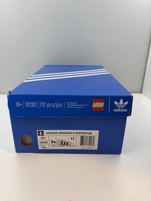 LEGO Icons: Adidas Originals Superstar (10282). Pieces Sealed. Box Damage