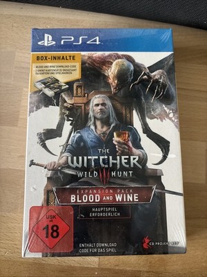 The Witcher Wild Hunt Expansions Pack Blood and Wine OVP Neu Gwent gwint PS4