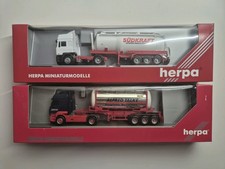 Herpa MAN F2000 & Renault Premium Tankzug Set 1:87 Werbemodelle OVP