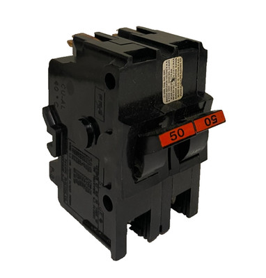 FPE Federal Pacific 2-Pole 50A  NC Breaker Stab Lok HACR Full Size 1-Inch