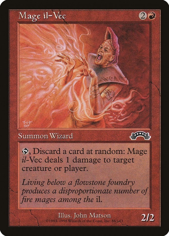 Mage il-Vec (86) ( NM) Exodus MTG EXO