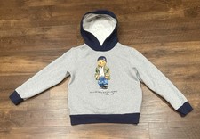 Polo Bear by Ralph Lauren Hoodie Children  s Size L 14-16 Cool Bear Gray/Navy