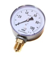"Afriso Kapselfeder-Manometer 100Mm DN15 1/2\" 0-100 Mbar"