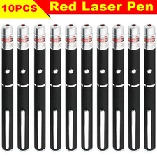 10-Pack 900Miles Cat Toy Laser Pointer Pen Red Light Visible Beam Lazer 1mW Pro