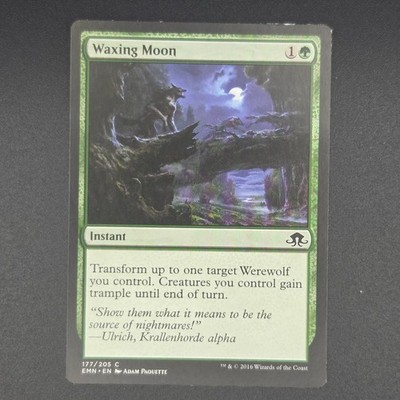Waxing Moon 177 Common Eldritch Moon Magic: The Gathering Moderately Played
