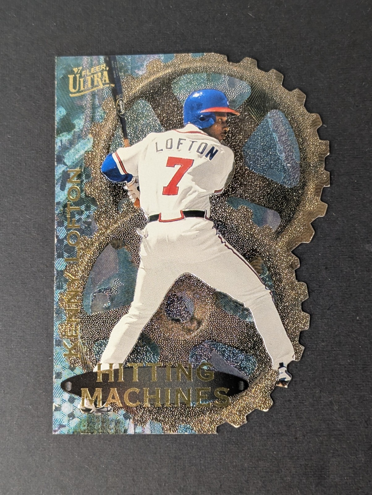 Kenny Lofton 1997 Fleer Ultra Hitting Machines #12 Die Cut 