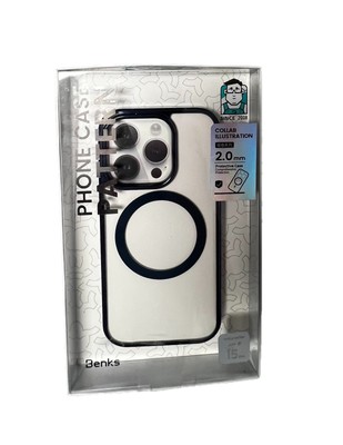 Beni s Phone Case Pattern Dark Blue 2.0mm For iPhone 15 Pro