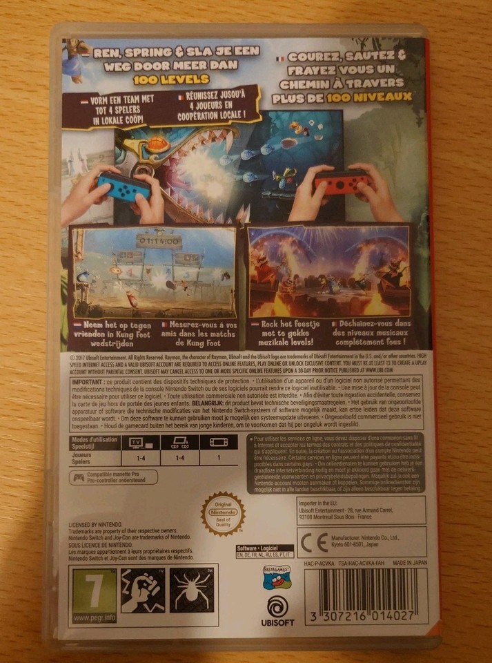 Jeu Rayman Legends Definitive Edition Nintendo Switch - Neuf, Version Française PAL
