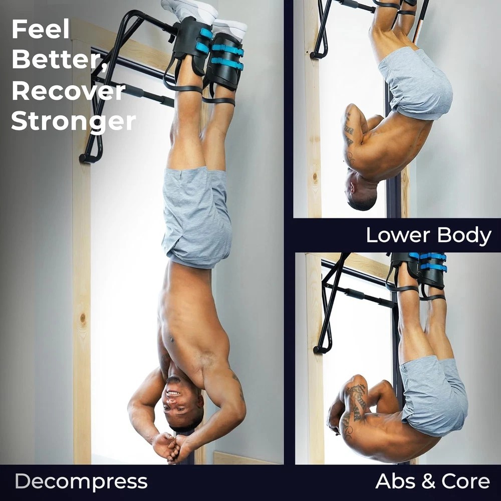 Ez-Up Gravity Boots for Inversion Decompression Stretching, Back