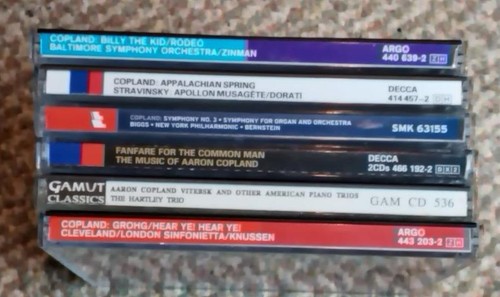 AARON COPLAND Ballets Symphonies Chamber Music etc LOT OF 6 CDs incl 1 Double - Picture 3 of 3