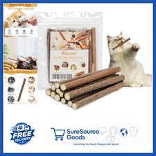 Organic Silvervine Sticks for Cats 12 PCS Indoor Chew Toys for Kittens