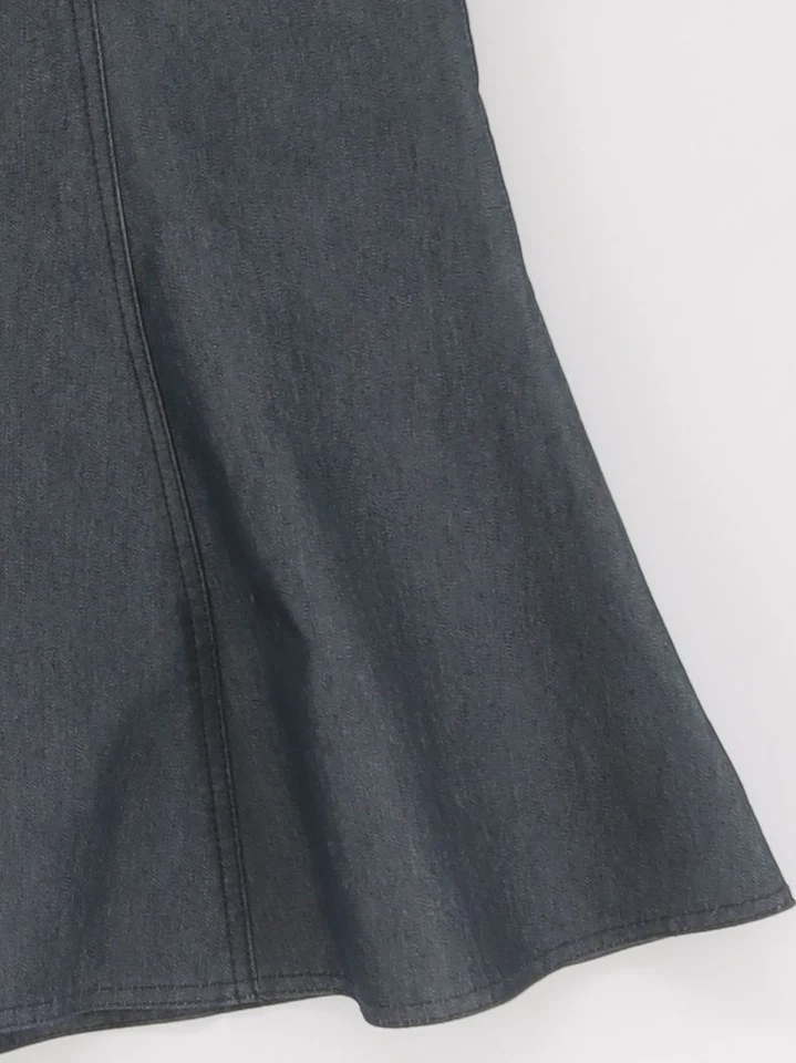 Rocha.John Rocha Women's Midi Skirt UK 10 Blue Cotton - Image 4 of 4