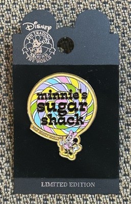 Disney Minnie's Sugar Shack Surprise Release Candy Collection Lollipop Pin LE