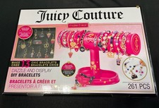 Juicy Couture Make It Real Dazzle  Display DIY Bracelets Set 261 Pieces NEW