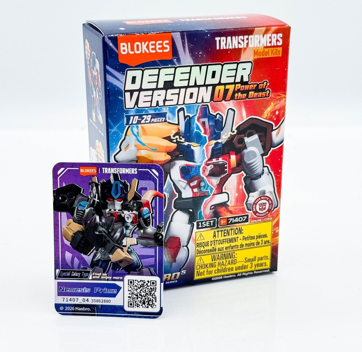 ク*ン様 BLOKEES Blokees Transformers Defender Vol. 07 Model Kit - Nemesis Big