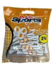 New - Pride Sports Wood Golf Tees, Special Edition Beer Mug 2 3/4 Inches 50 Tees